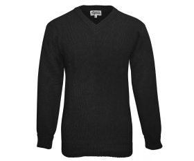 BW Dienst Pullover Wolle schwarz