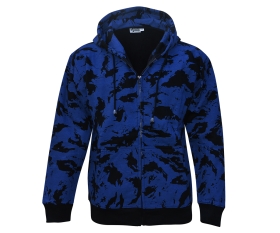 Kapuzenjacke Nightcamo blau