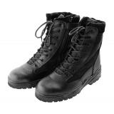 Outdoor Boots Patriot Lederstiefel mit Zipper - schwarz
