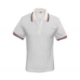 Active Wear Männer Polo-Shirt weiß - rot - schwarz Größe S - XXL