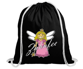 Zahnfee Logo Turnbeutel Gym Bag