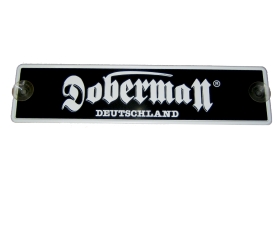 Doberman Blechschild / Nummernschild