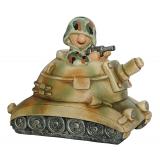 Fun Division Spardose Soldat mit Panzer woodland