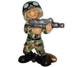 Fun Division Soldat Figur Modell 2 flecktarn