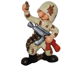 Fun Division Soldat Figur Modell 4 desert