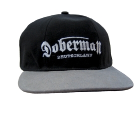 Doberman Cap schwarz-grau