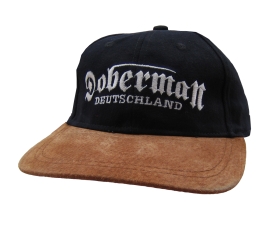 Doberman Cap schwarz-braun